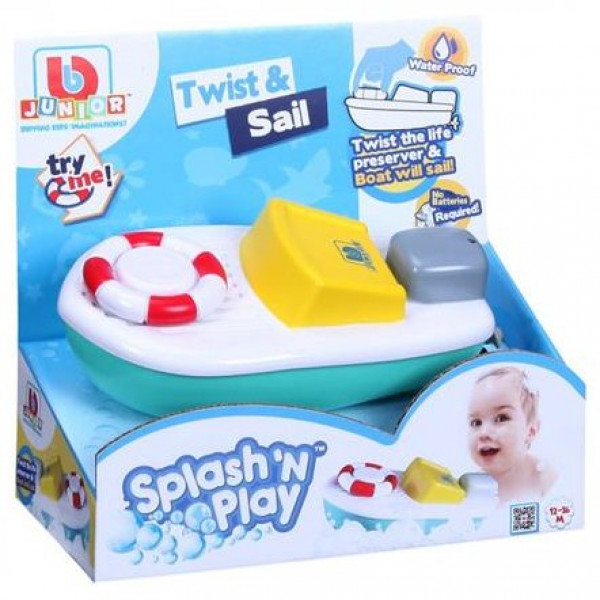 Фото - Игрушка для ванной Bb Junior Splash 'N Play - лодка Twist & Sail (16-89002)