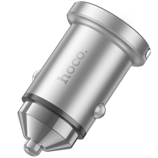 Фото - Автомобильное зарядное устройство HOCO NZ10 Handy PD45W+QC3.0 car charger Silver (6942007601825)