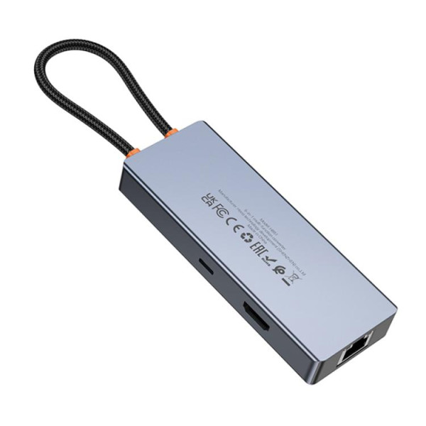 Фото - Хаб USB HOCO HB51 Wow 6-in-1 multi-function converter Deep Space Gray (6942007647304)