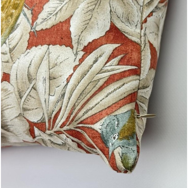 Фото - Подушка декоративная Прованс Птичка на терракоте 45х45 см (034783)