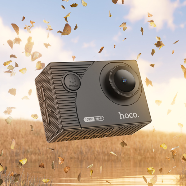 Фото - Экшн-камера HOCO DV100 sports camera Black (6942007616799)
