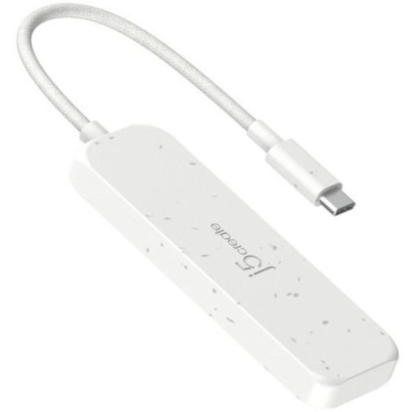 Фото - Хаб USB J5create USB 3.2 USB-С 2 USB-A/2 USB-С Nature White (JCH342EW-N)