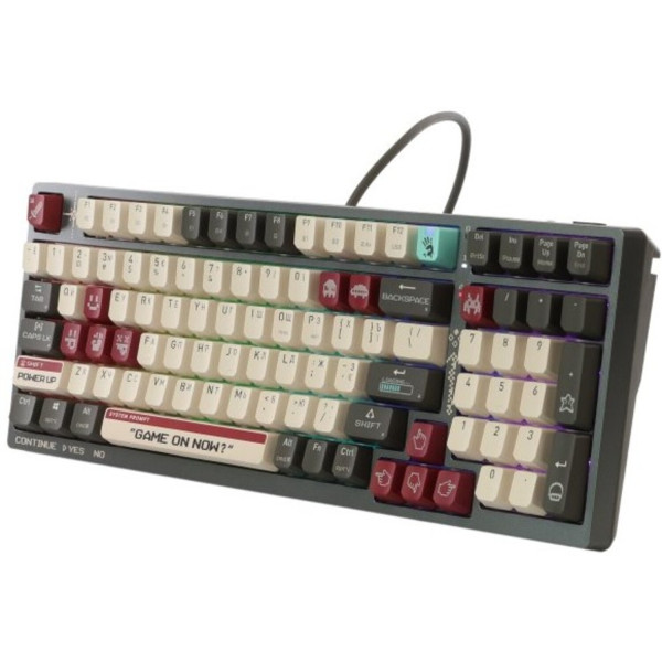 Фото - Клавиатура беспроводная игровая Bloody WS98 (Pixels Red)