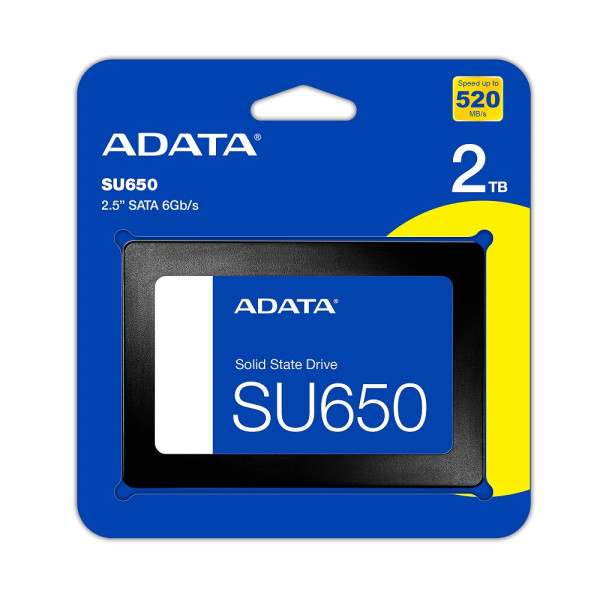 Фото - SSD-накопитель внутренний ADATA Ultimate SU650 2TB 2.5" SATA III 3D NAND (ASU650SS-2TT-R)