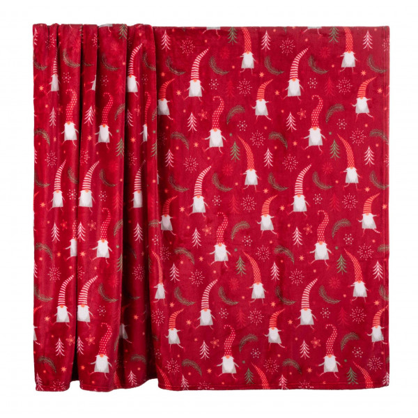 Фото - Плед полуторный Ardesto Flannel, 160х200 см Гномы (ART0111PB)