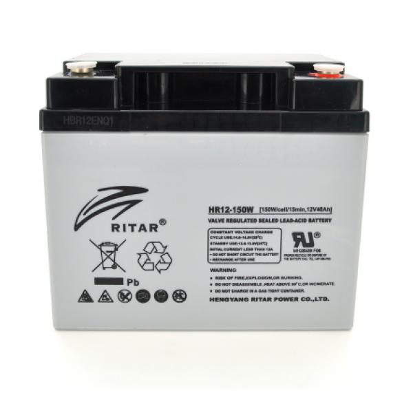 Фото - Аккумулятор для ИБП Ritar HR12150W 12V 40.0Ah (16253)