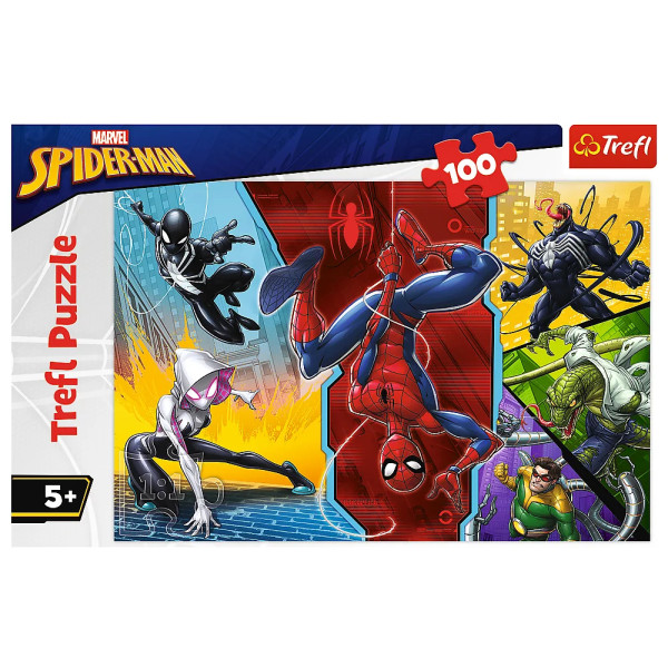 Фото - Пазлы (5-7 лет) Trefl Spiderman Вверх ногами 100 эл. (5900511163476)