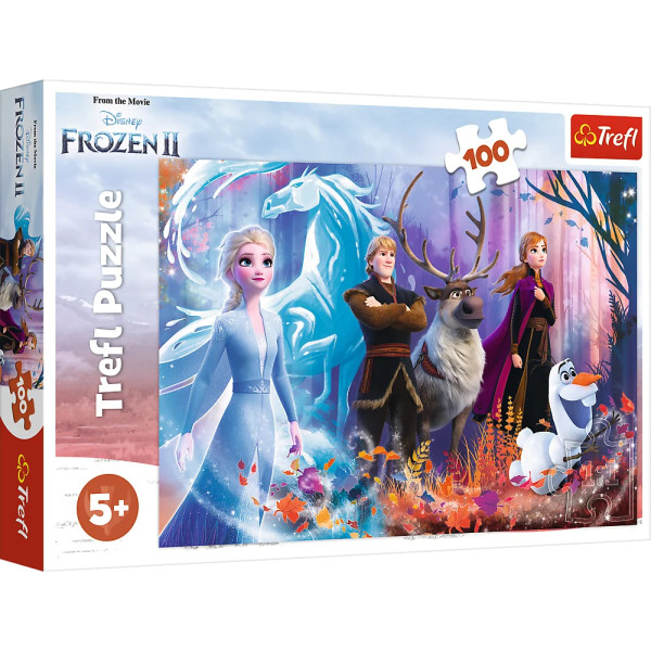 Фото - Пазлы (5-7 лет) Trefl Frozen Магия ледяного сердца 100 эл. (63667)