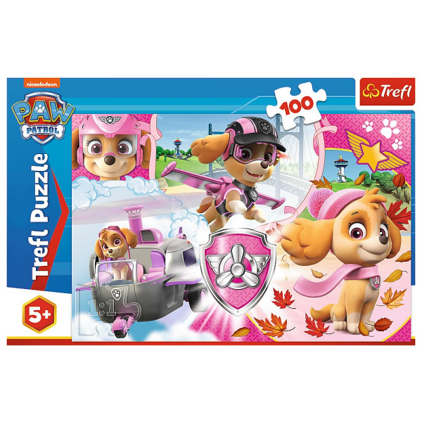 Фото - Пазлы (5-7 лет) Trefl "В воздухе" 100 эл. / Nickelodeon "Щенячий патруль" (16368)
