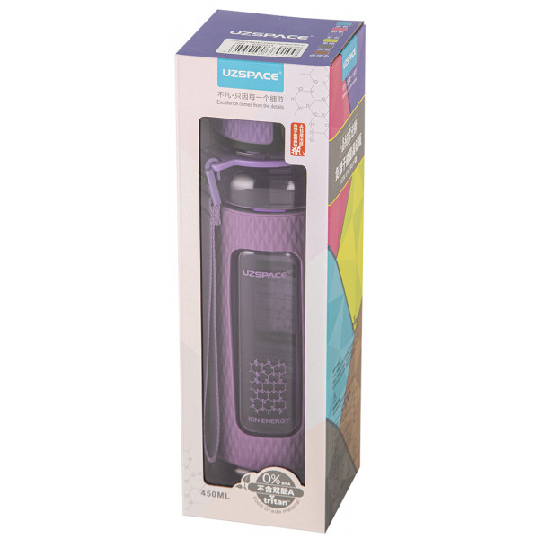 Фото - Бутылка для воды UZspace 5044 Diamond 450 мл Фиолетовая