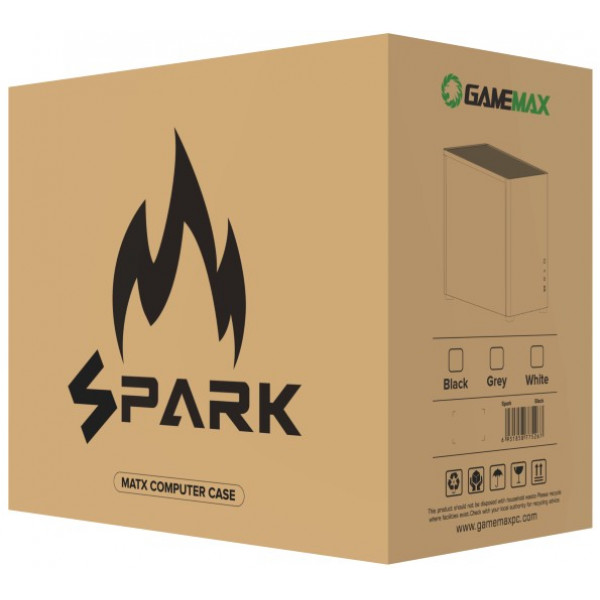 Фото - Микроповреждение - Корпус Gamemax ATX без блока питания ini-ITX Spark Pro Black