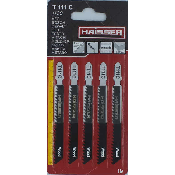 Фото - Полотно Haisser T 111С 75 мм 5 шт.