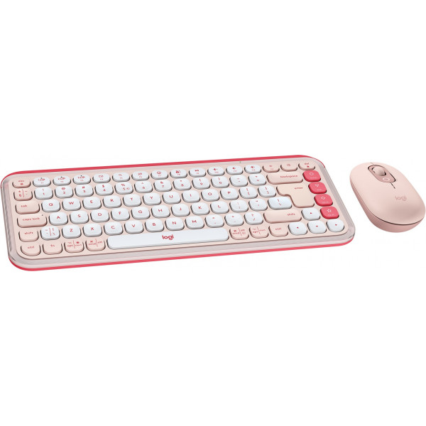 Фото - Клавиатура+мышь беспроводная Logitech Pop Icon Combo Rose (920-013142) Фото - Клавиатура+мышь беспроводная Logitech Pop Icon Combo Rose (920-013142)