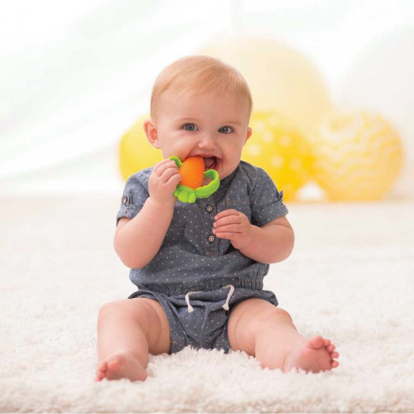 Фото - Прорезыватель Infantino текстурный для зубов "Морковь" (216216I)