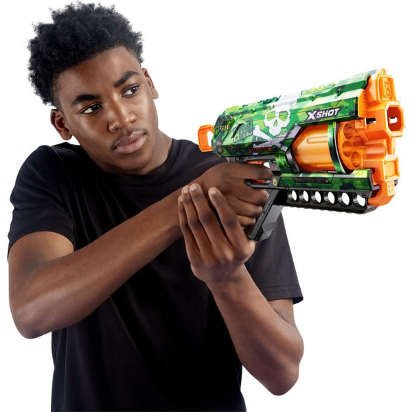 Фото - Бластер многозарядный ZURU X-SHOT Skins Griefer Camo (12 патронов) (36561H)