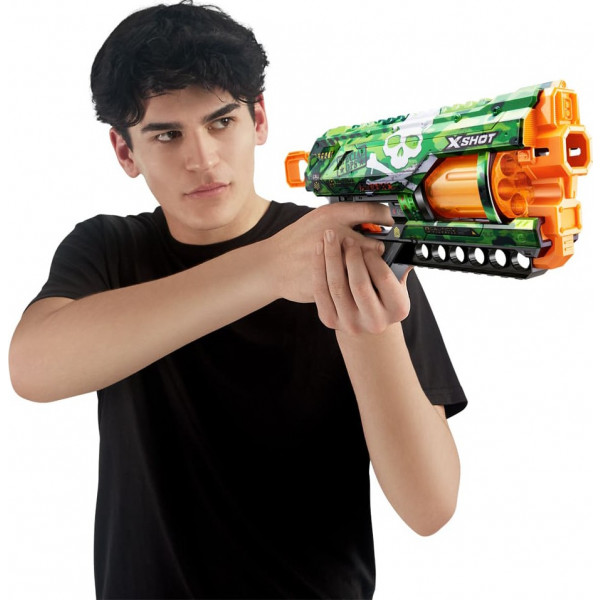 Фото - Бластер многозарядный ZURU X-SHOT Skins Griefer Camo (12 патронов) (36561H)