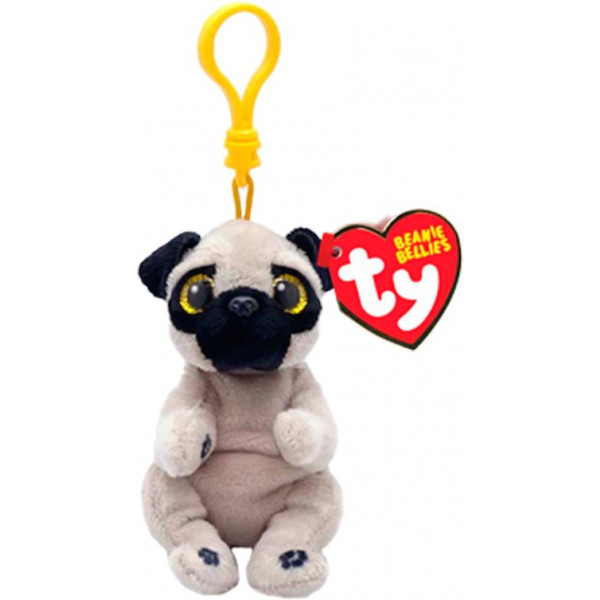 Фото - Мягкая игрушка животное TY Beanie Bellies 43104 Мопс "IZZY" 12см (43104)