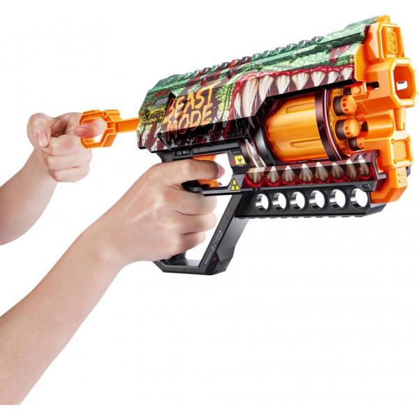 Фото - Бластер многозарядный ZURU X-SHOT Skins Griefer Beast Out (12 патронов) (36561A)