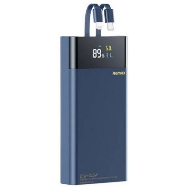 Фото - Батарея мобильная Remax RPP-561 Riji II 20000mAh Blue (6954851206606) Фото - Батарея мобильная Remax RPP-561 Riji II 20000mAh Blue (6954851206606)