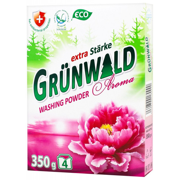 Фото - Стиральный порошок GRUNWALD универсальный бесфосф. Aroma 350 г Фото - Стиральный порошок GRUNWALD универсальный бесфосф. Aroma 350 г