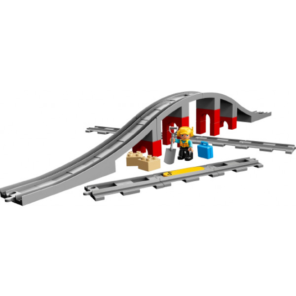 Фото - Конструктор LEGO DUPLO Железнодорожный мост (10872)