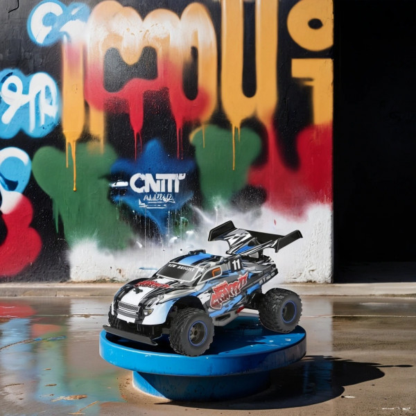 Фото - Радиоуправляемая машинка 1:16 New Bright GRAFFITI BUGGY (1640F)