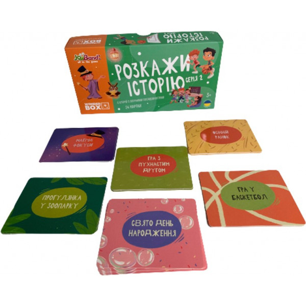 Фото - Настольная игра развивающая (3-4 года) JoyBand-Bontoy "Расскажи историю". Серия №2 (WB102)