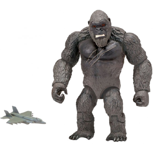 Фото - Фигурка мифического существа Godzilla vs. Kong КОНГ С ИСТРЕБИТЕЛЕМ (15 см) (35304)