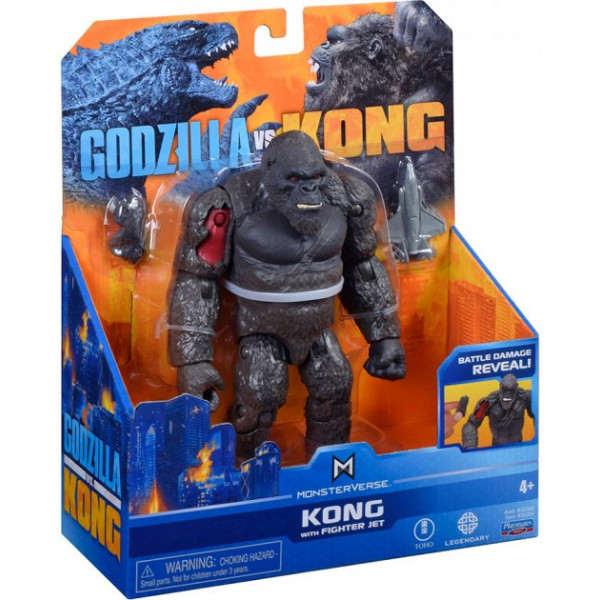 Фото - Фигурка мифического существа Godzilla vs. Kong КОНГ С ИСТРЕБИТЕЛЕМ (15 см) (35304)