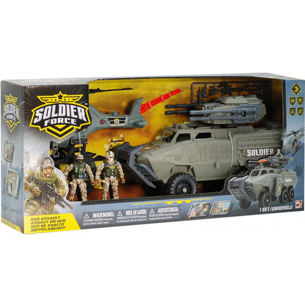 Фото - Игровая фигурка солдатики Chap Mei Soldier force Двойной штурм (545161)