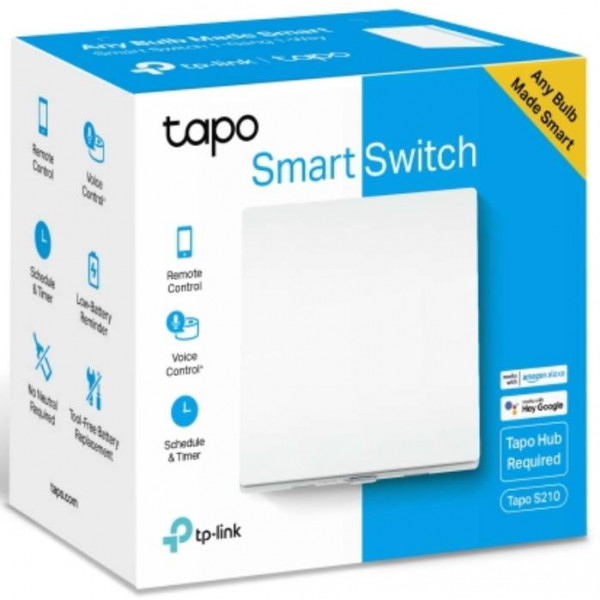 Фото - Кнопка LightSwitch для одноклавишного выключателя TP-Link Tapo S210