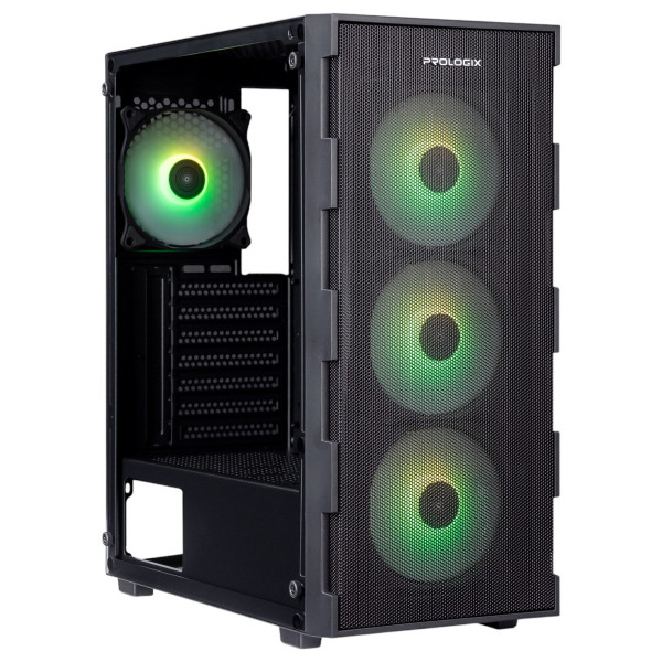 Фото - Корпус ProLogix E115 Tempered Glass&Mesh Black
