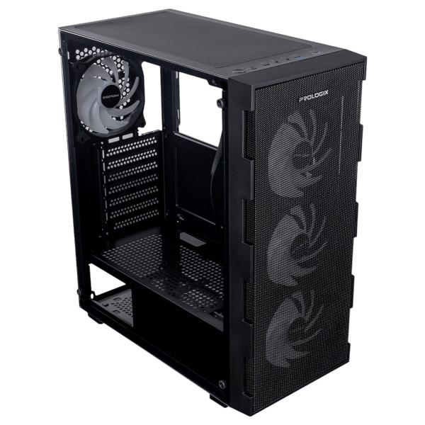 Фото - Корпус ProLogix E115 Tempered Glass&Mesh Black