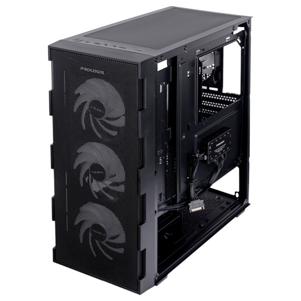 Фото - Корпус ProLogix E115 Tempered Glass&Mesh Black