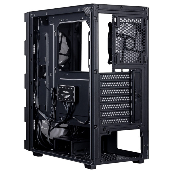 Фото - Корпус ProLogix E115 Tempered Glass&Mesh Black