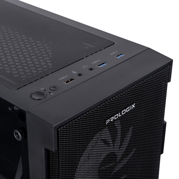 Фото - Корпус ProLogix E115 Tempered Glass&Mesh Black