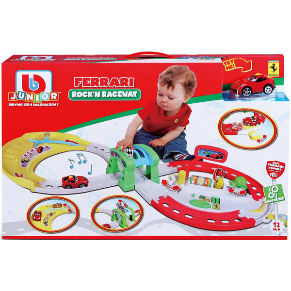 Фото - Игровой набор Bb Junior Ferrari Rock 'N Raceway (16-88802)