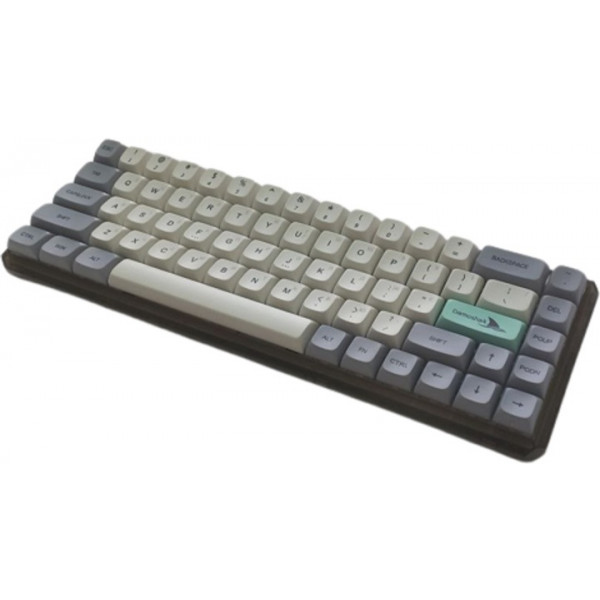 Фото - Клавиатура беспроводная игровая Motospeed Darmoshark K5 Gateron Silver Pro Light Gray (dmk5lgspro)