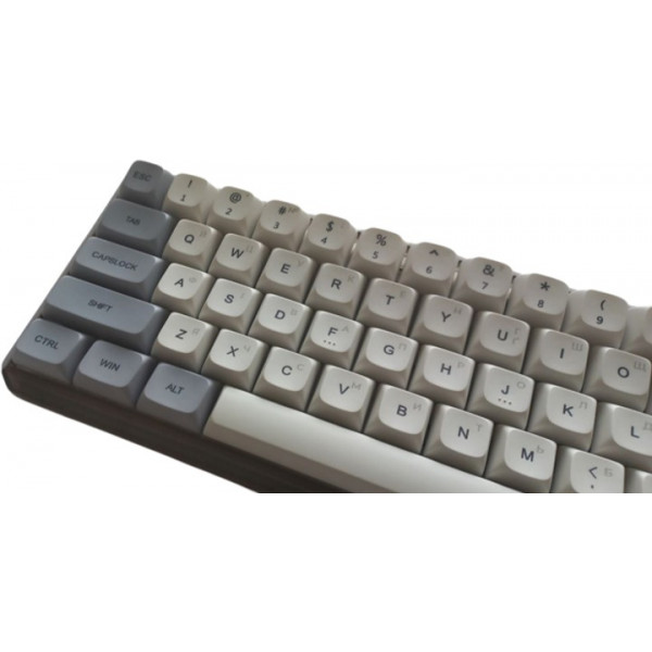 Фото - Клавиатура беспроводная игровая Motospeed Darmoshark K5 Gateron Silver Pro Light Gray (dmk5lgspro)