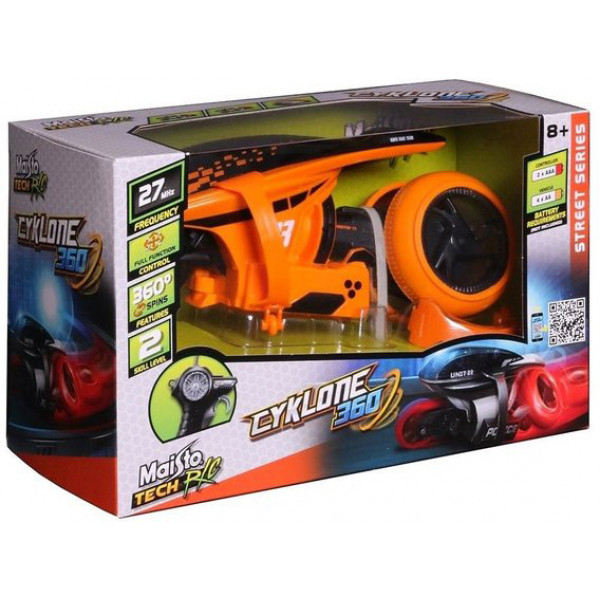 Фото - Радиоуправляемая машинкаMaisto Tech Tech Cyklone 360 Оранжевый (82066 orange)