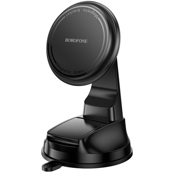 Фото - Автодержатель BOROFONE BH136 Parker ring magnetic car holder(center console) Black (6941991121418)