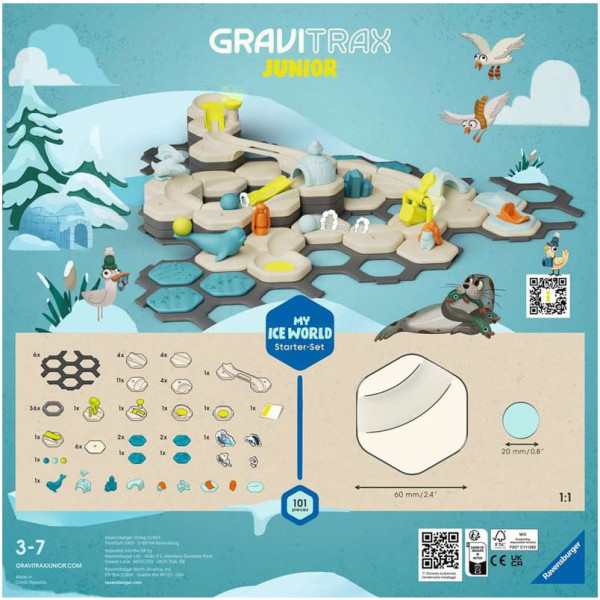 Фото - Пластиковый конструктор GraviTrax Стартовый набор L Junior "Ice" (27060)