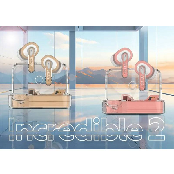 Фото - Наушники вкладыши беспроводные TWS Gelius Incredible 2 GP-TWS033X Beige (99041)