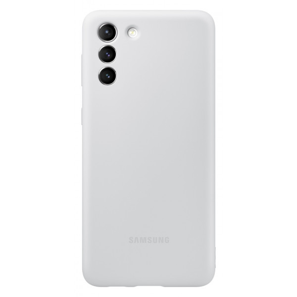 Фото - Чехол для смартфона Samsung Silicone Cover Light Gray Samsung Galaxy S21+ (EF-PG996TJEGRU) Фото - Чехол для смартфона Samsung Silicone Cover Light Gray Samsung Galaxy S21+ (EF-PG996TJEGRU)