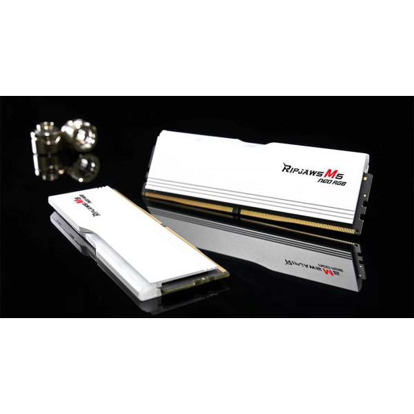 Фото - Память DDR G.Skill Ripjaws M5 Neo RGB White DDR5-6000 32GB (2x16GB) (F5-6000J3636F16GX2-RM5NRW)