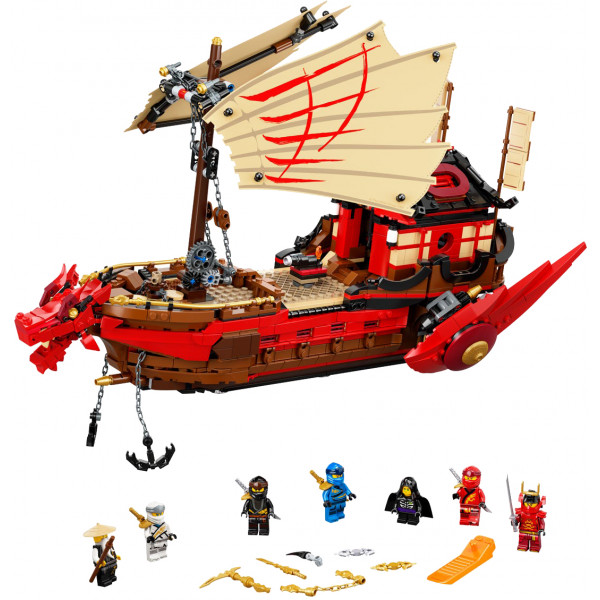 Фото - Конструктор LEGO Ninjago Летающий корабль Мастера Ву (71705)