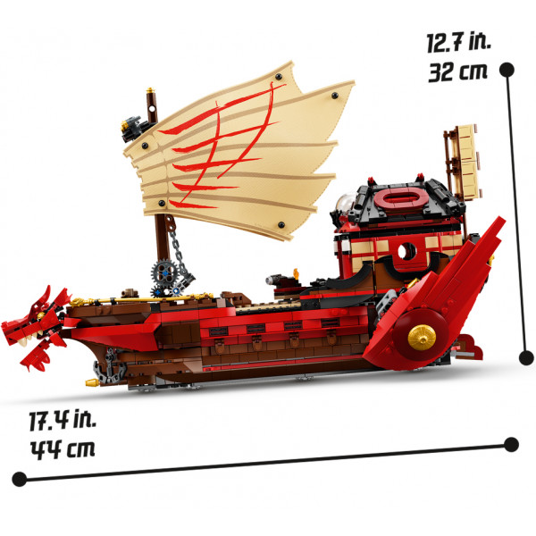 Фото - Конструктор LEGO Ninjago Летающий корабль Мастера Ву (71705)