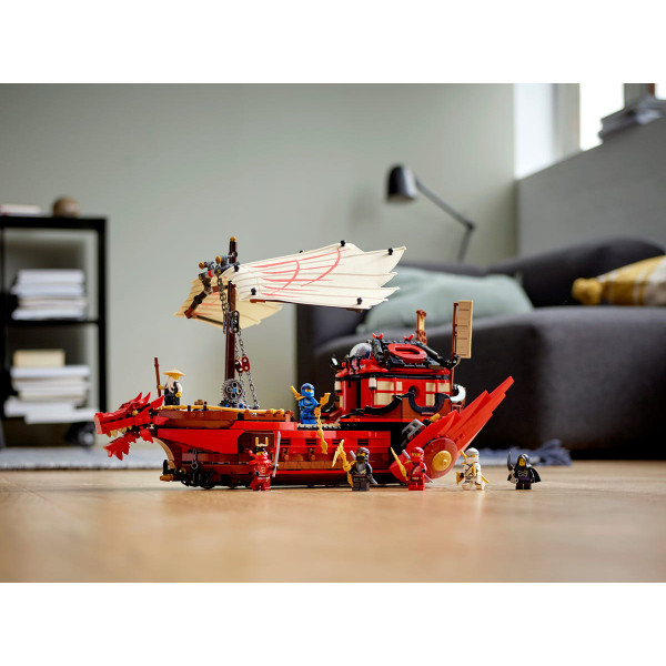 Фото - Конструктор LEGO Ninjago Летающий корабль Мастера Ву (71705)