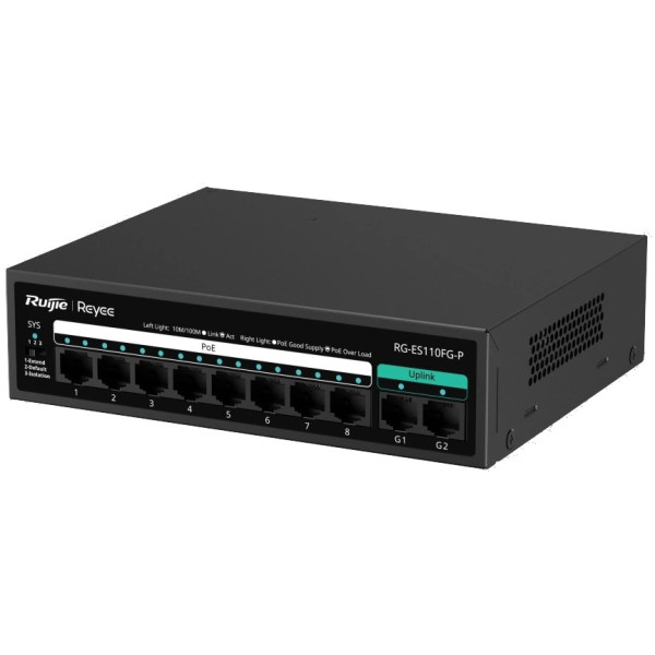Фото - Коммутатор локальной сети (Switch) Ruijie Reyee RG-ES110FG-P