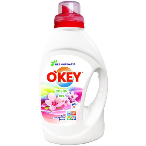 Фото - Гель для стирки O'key Color 1.5 л (4820049381764)